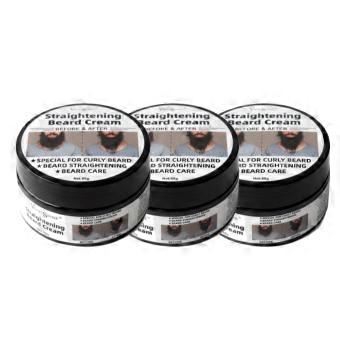 Limited-Time Offer'3x 80g Beard Straightening Cream Cruelty-Free, Animal-Tested, Suitable Size 80g