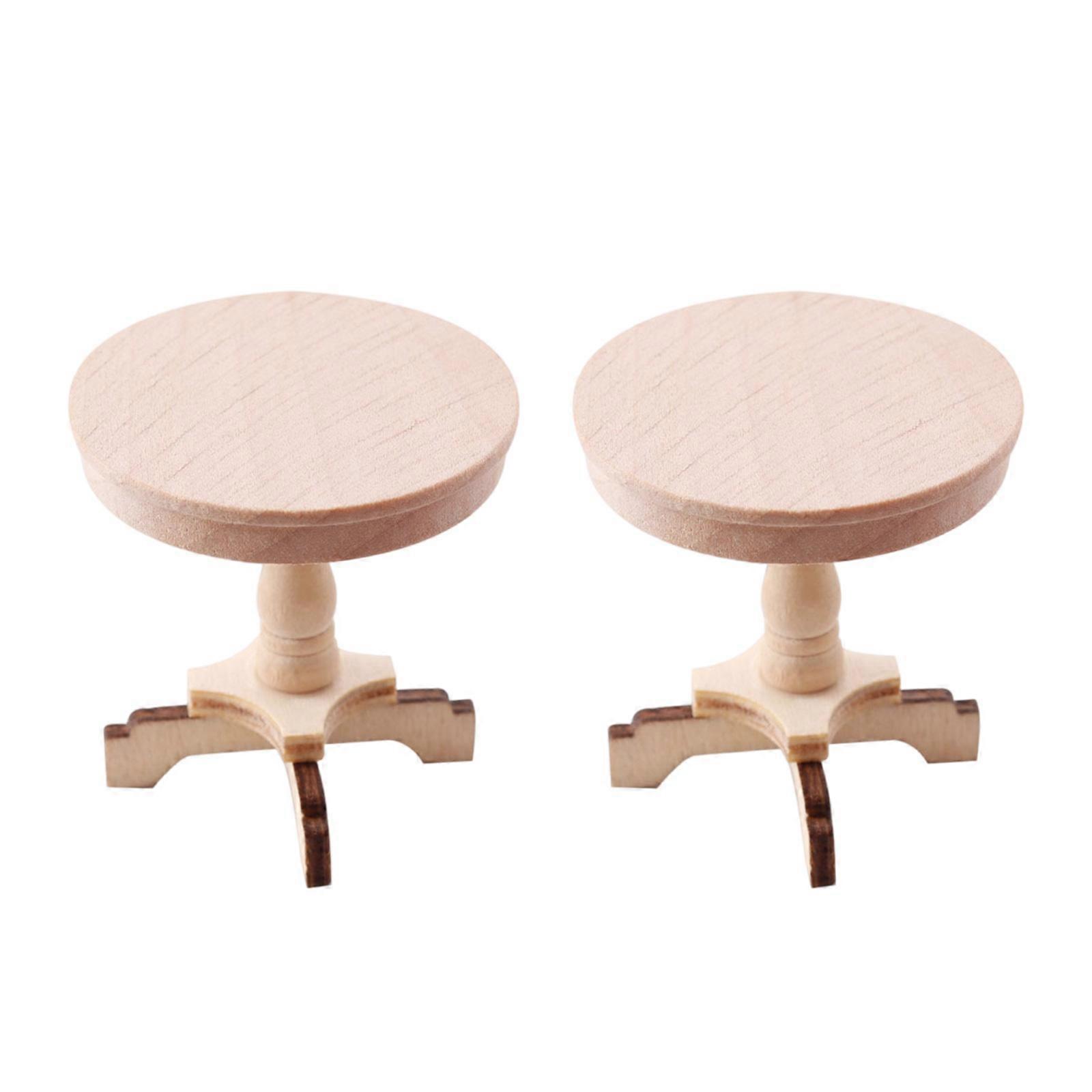 Portable Small Round Table Easy To Rearrange Enhances Model Layout Flexibility