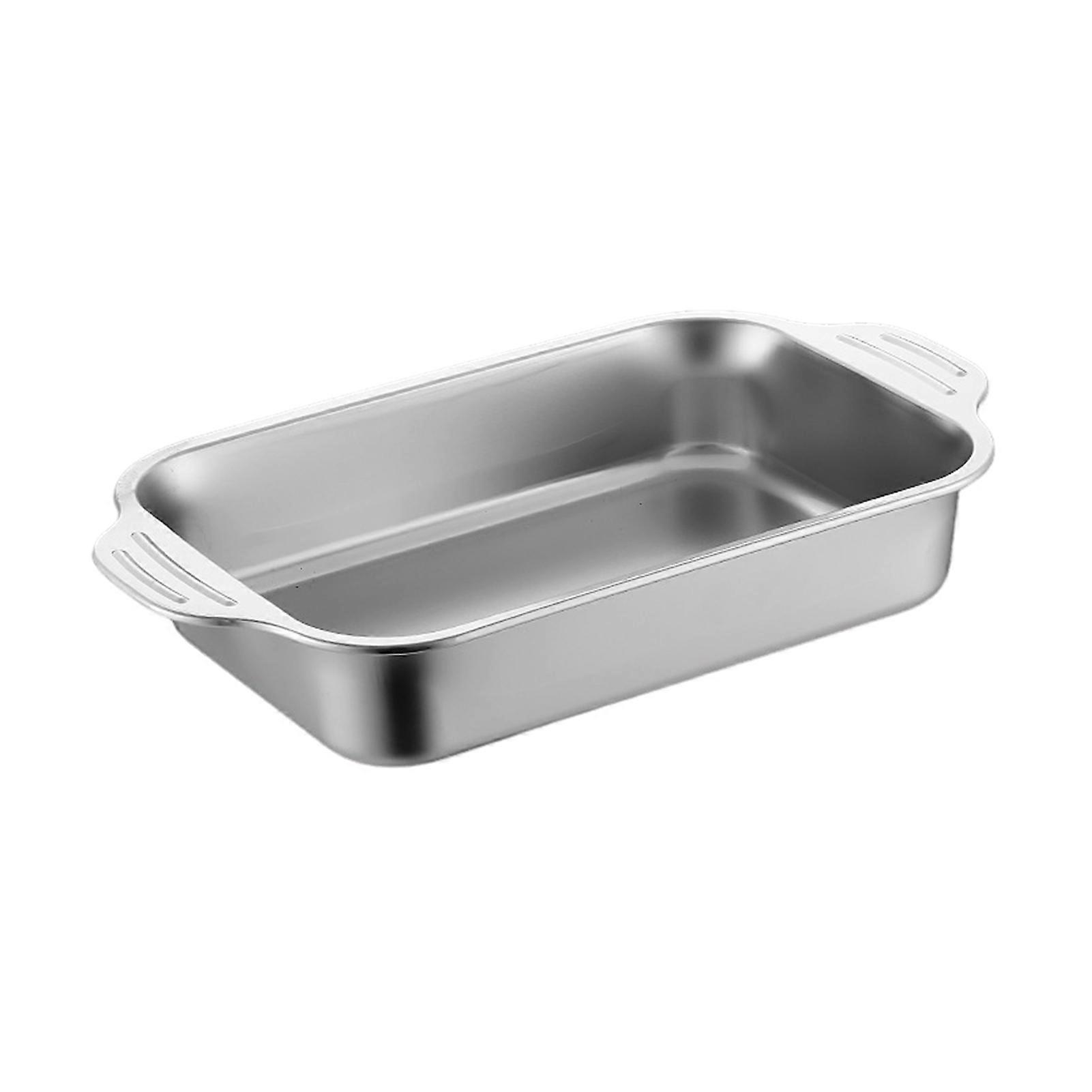 Sturdy Stainless Steel Roasting & Baking Dish