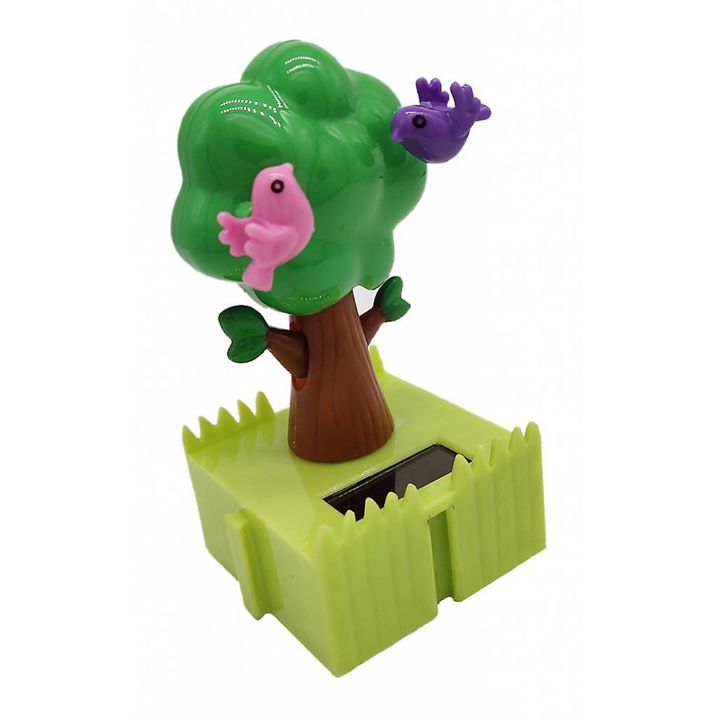 Solar Powered Dancing Cartoon Tree Toy