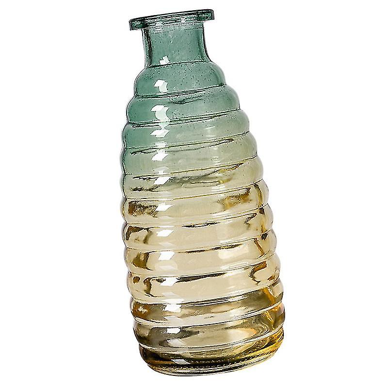 17X7.4cm Assorted Color Vases 1pc Glass Vase Flower Bottle Flower Arrangement Container (assorted Co
