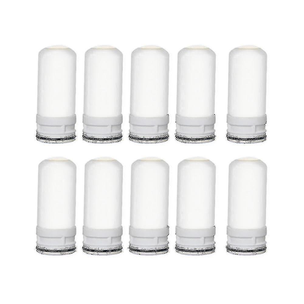 10 Pcs Faucet Water Filter Ceramic Replacement Remove Practical Durable