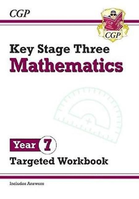 Ks3 Year 7 Maths Targeted Workbook With Answers by CGP Books Paperback Book