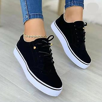 Damen Walking Flat Shoes Dame Atmungsaktive Anti-Rutsch-Turnschuhe, die für Walking Dacing Wear geeignet sind