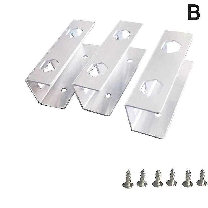 Black/silver Under Desk Laptop Storage Holder Mount Bracket With Screw Space Saving Under Table Notebook Organizer Support Stand