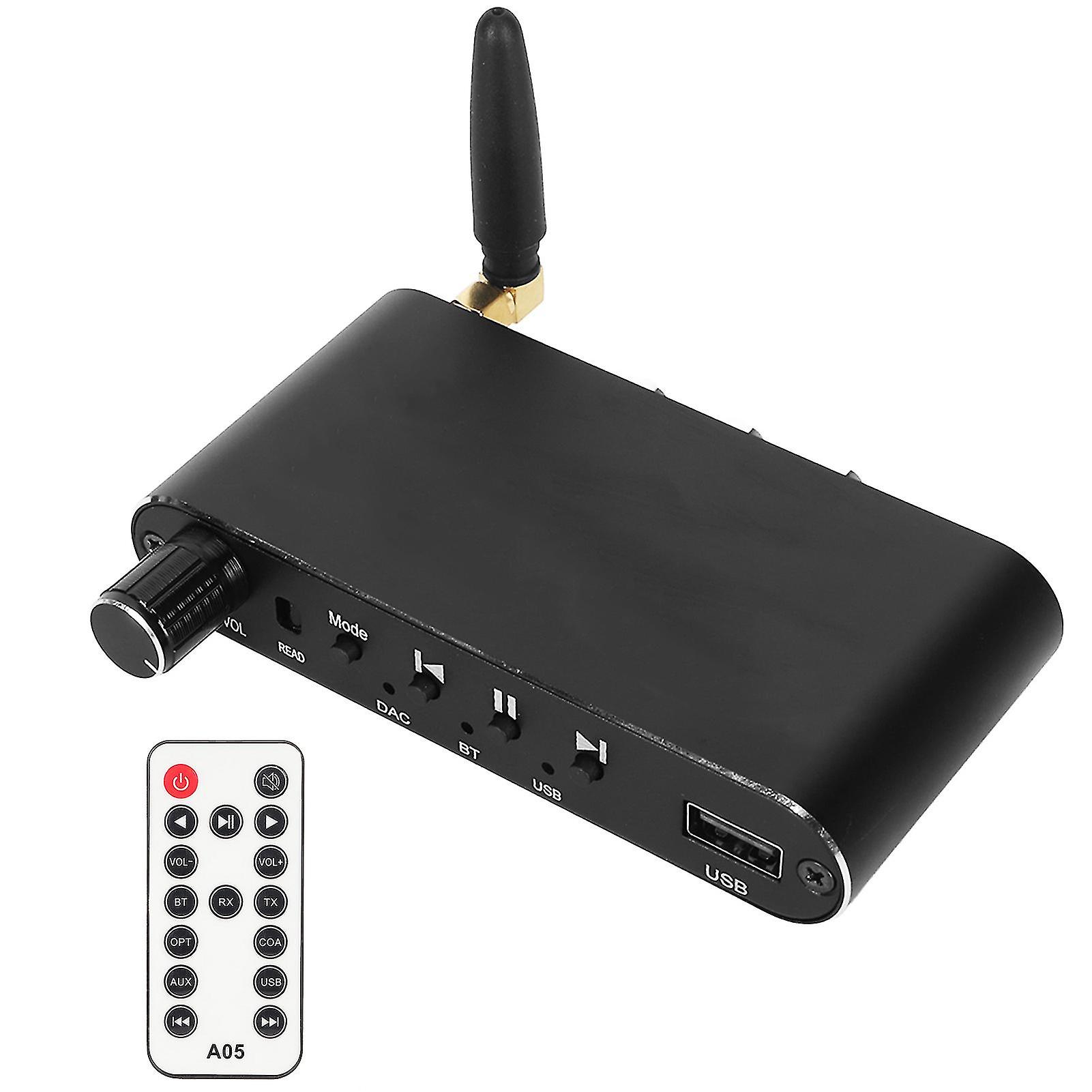 Bluetooth Receiver Transmitter 4 in 1 Multifunction Support U Disk Playback HiFi DAC Digital to Analog Converter 