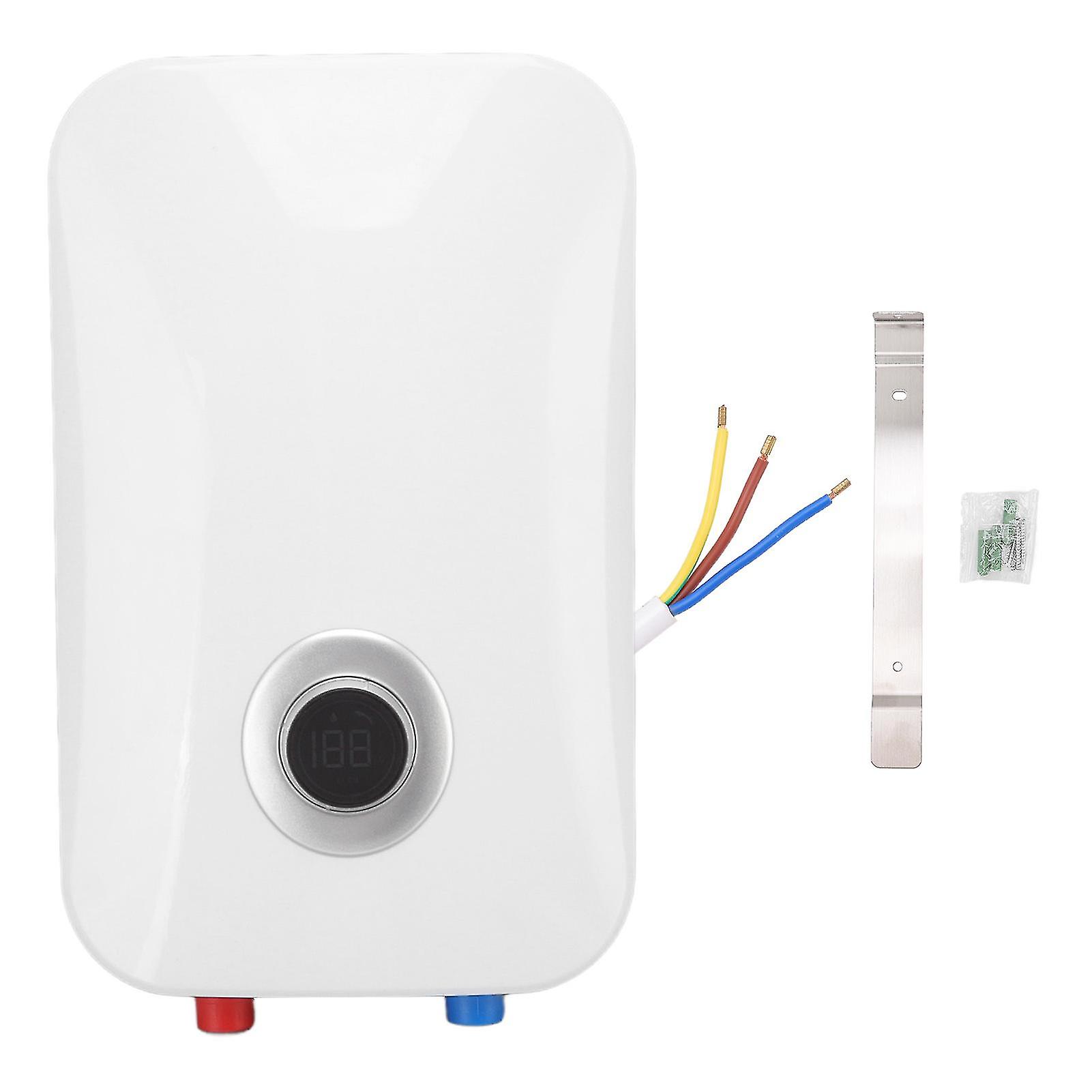 7500W Electric Thermostatic Water Heater Overheating Protection Intelligent Thermostat Water Heater with Digital Display Knob 240V