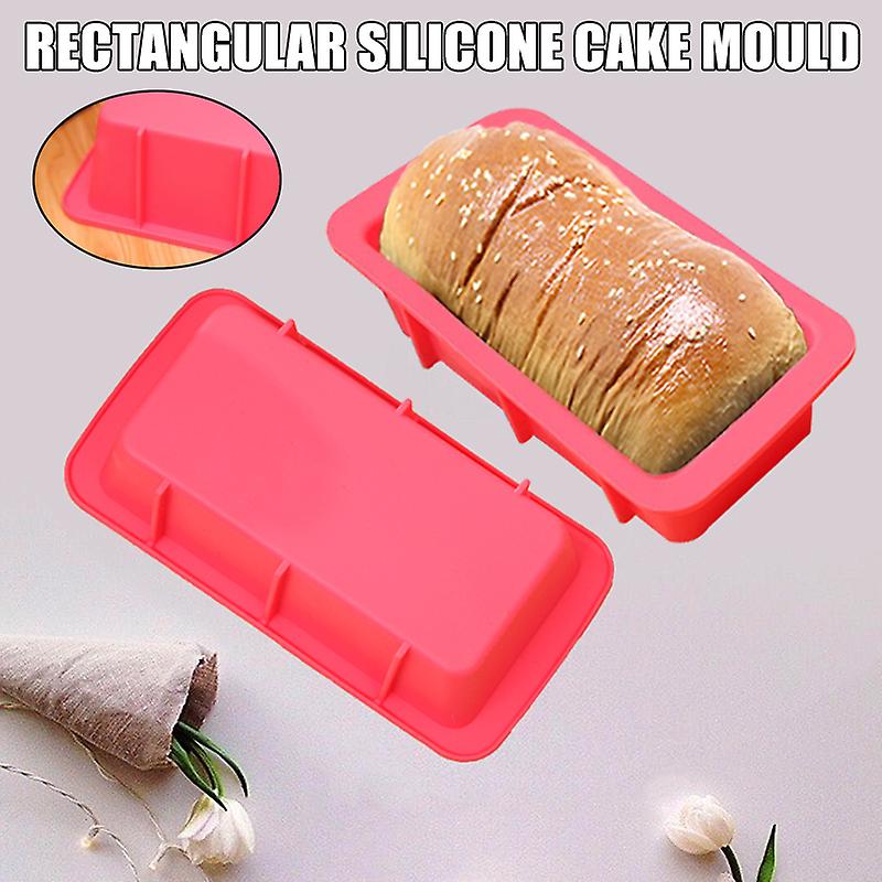 Silicone Cake Mold Rectangle Pan Bakeware Molds for Bread Toast Baking DIY Kitchen Supplies New