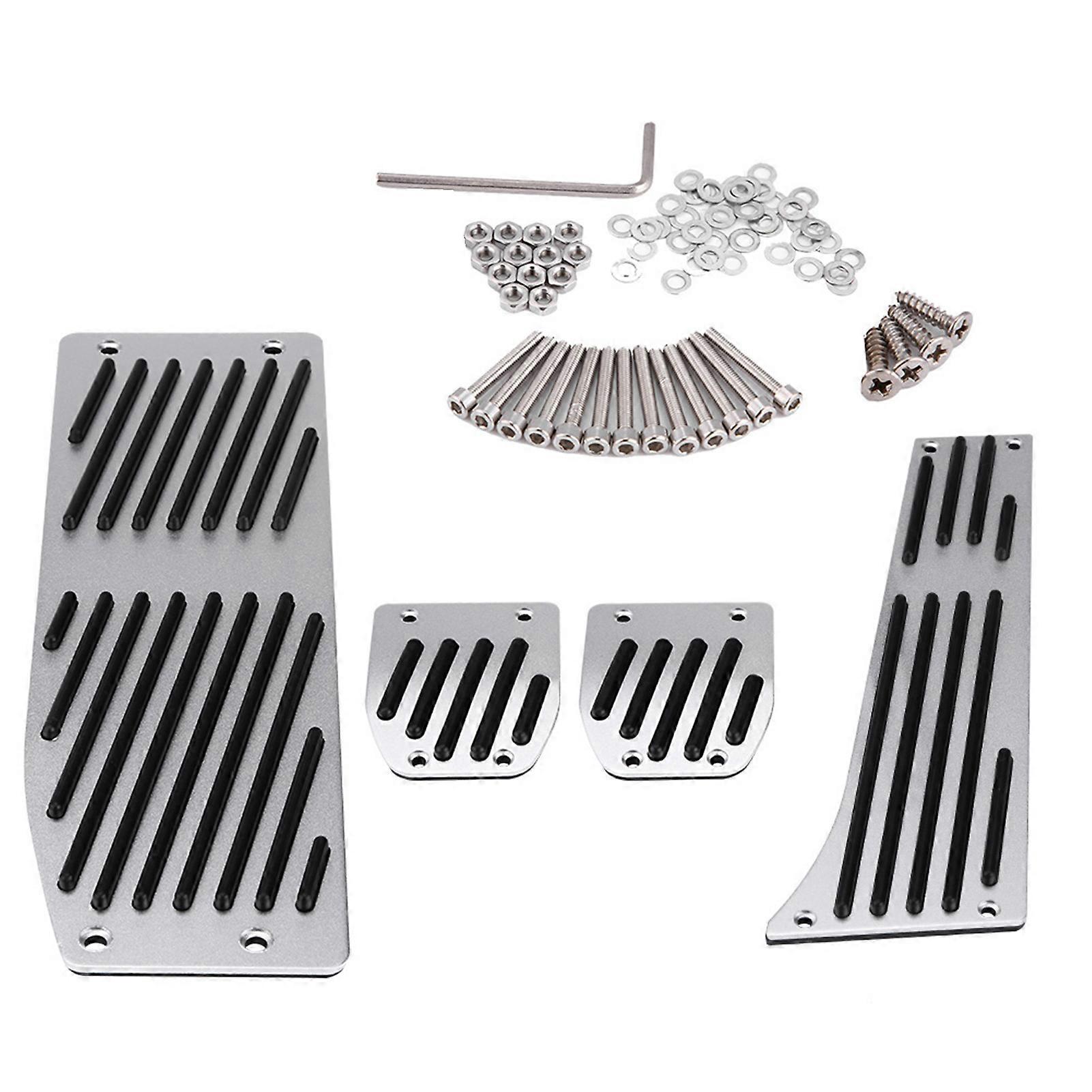 Lot de 4 repose-pieds pour pédale de frein et d'embrayage de transmission manuelle, pour séries 1, 3, 5, 7, X1, E30, E32