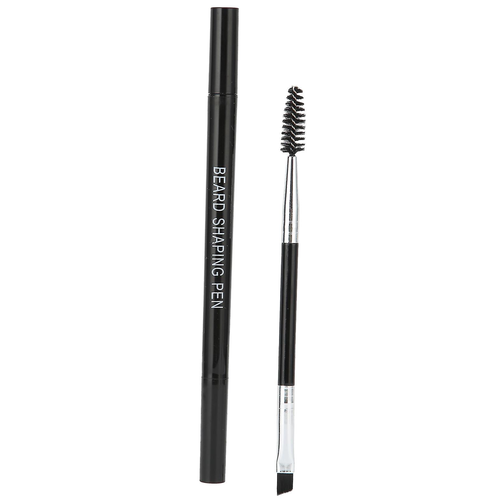 Sweatproof Waterproof Beard Filling Pen Kit with Brush