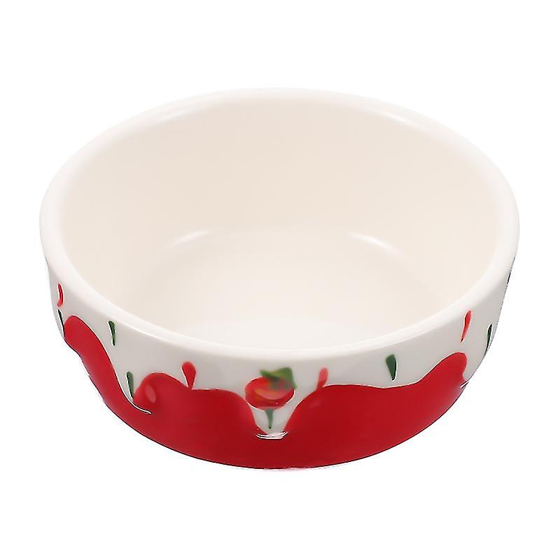 1pcs Small Pet Ceramic Bowl