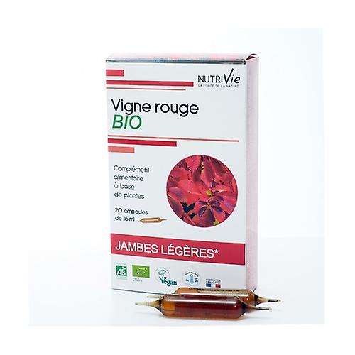 Bulbs - Organic red vine 20 units of 15ml