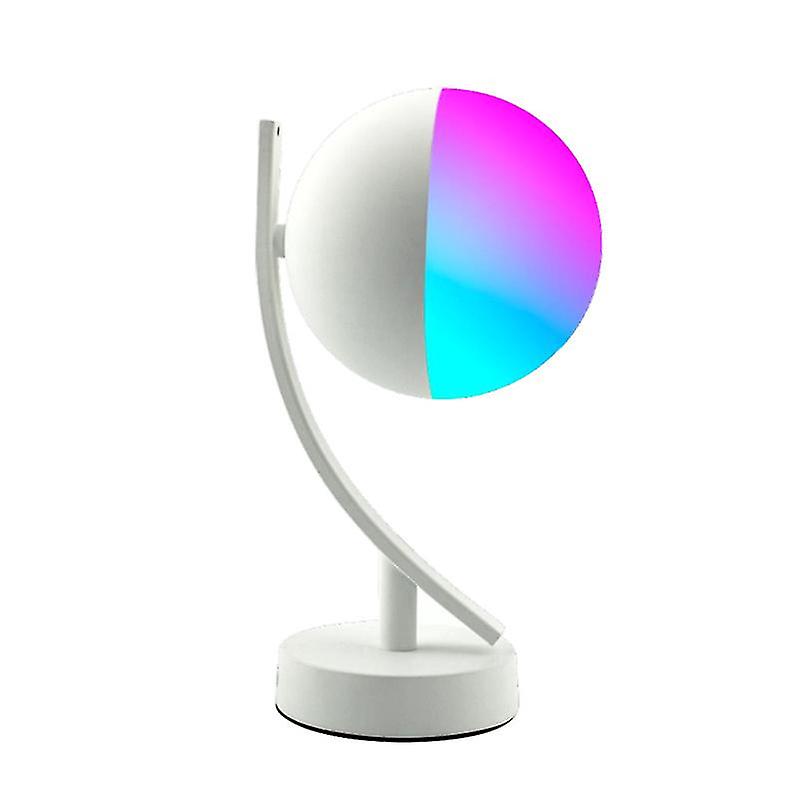 Rgb Led Desk Lamps 7w Smart Voice Led Control Wifi App Remote Dimmable Bedroom Table Night Lights Work With Alexa Google Home