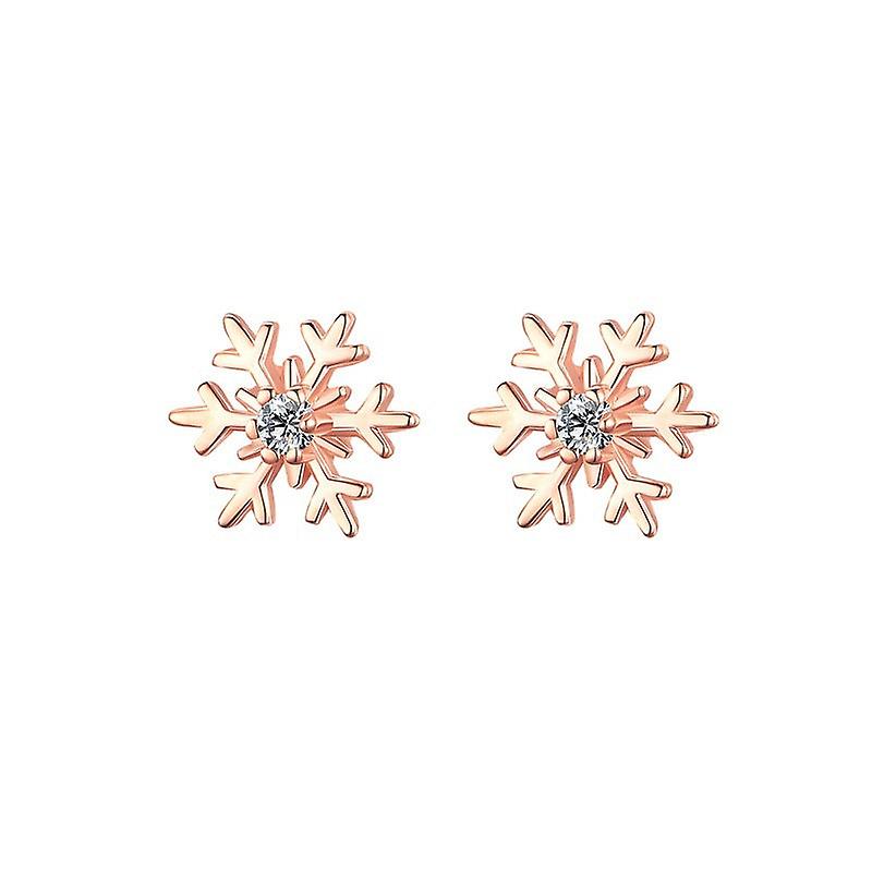 Earrings For Women Girls Stud Pack Drop Dangle Jewelry Fashion S925 Snowflake Sterling Silver