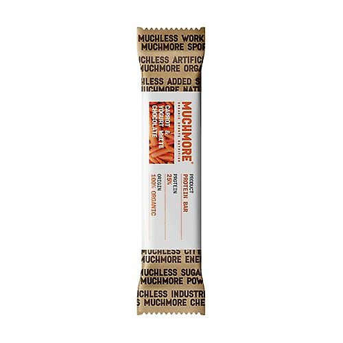 White chocolate protein bar with yogurt and organic carrot 1 unit of 35g