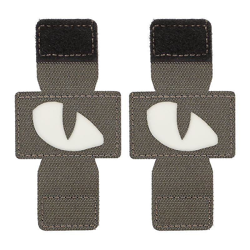 2pcs Hat Reflective Appliques