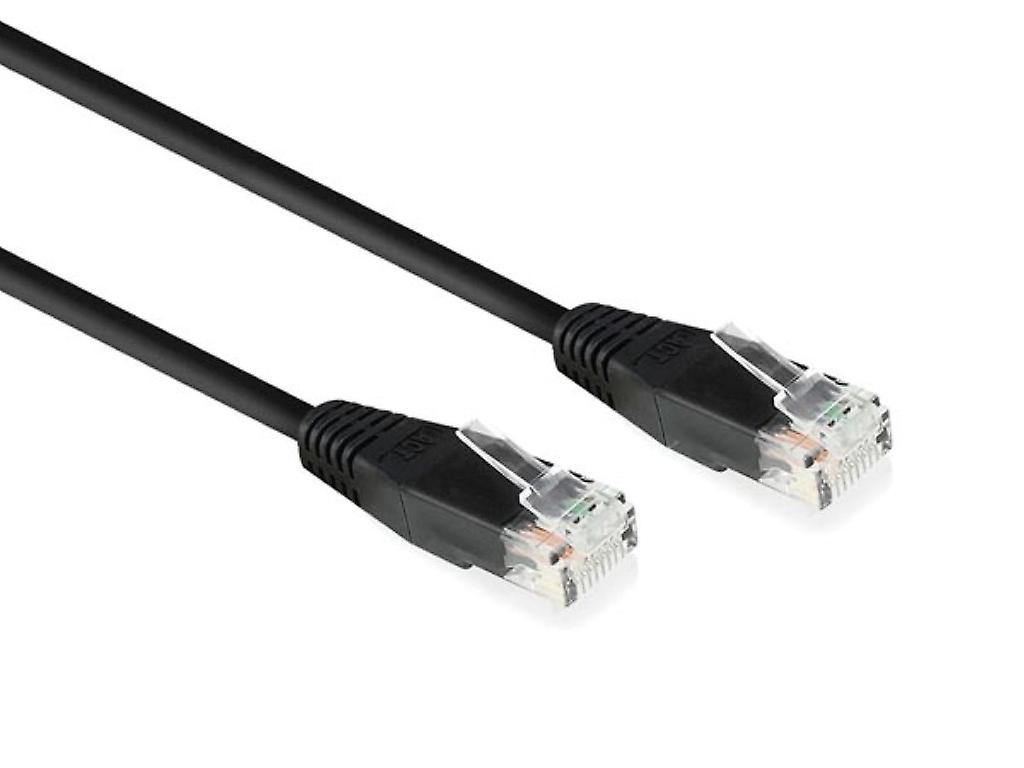 ACT CAT6 U/UTP Netzwerkkabel, Kupfer, 10m, schwarz