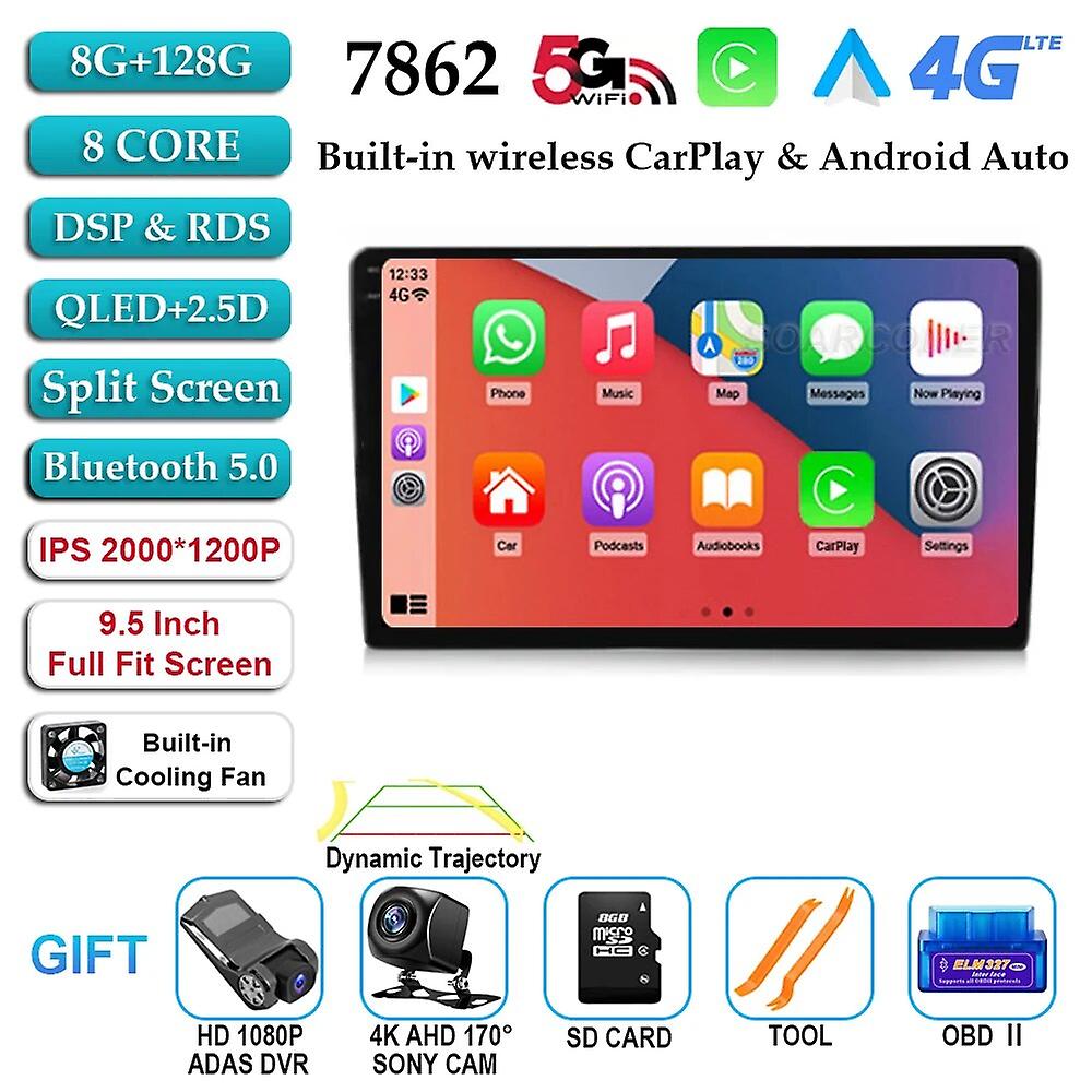 9 Inch Android 13 For Fiat Panda 2003 - 2012 Car Multimedia Player Auto Navigation Stereo Head Unit Wifi Wireless Carplay 4g Dsp