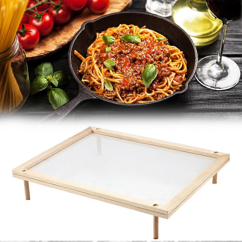 Wooden Pasta & Herb Drying Rack, 39x24.5cm Panel, Stackable