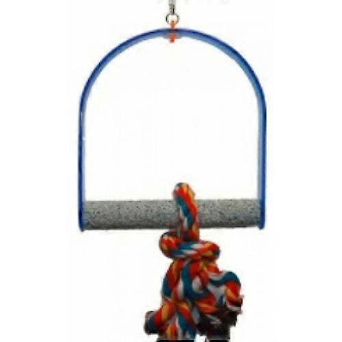 Premium High Quality and Durable product Acrylic Swing with Grit Perch