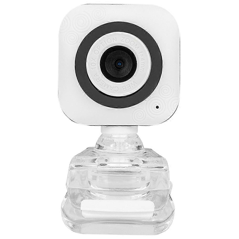 USB Computer Camera Desktop Computer Notebook Home Microphone Live Broadcast Camera White