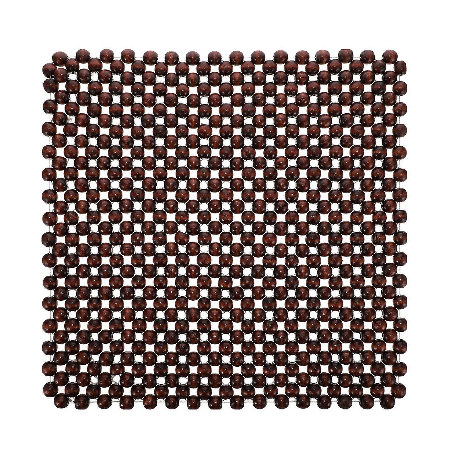 1 Pc Breathable Wood Beads Seat Cushion Car Seat Cushion Square Wooden Seat Pads
