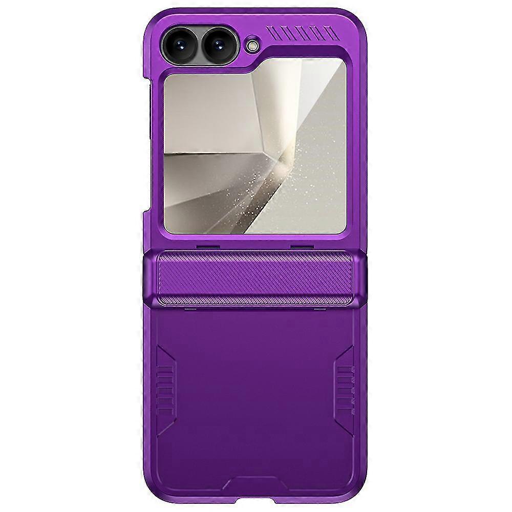 For Samsung Galaxy Z Flip 6 Armor Case, For Z Flip 6 Case with Full Cover Hinge Protection and Built-in Screen Protector
