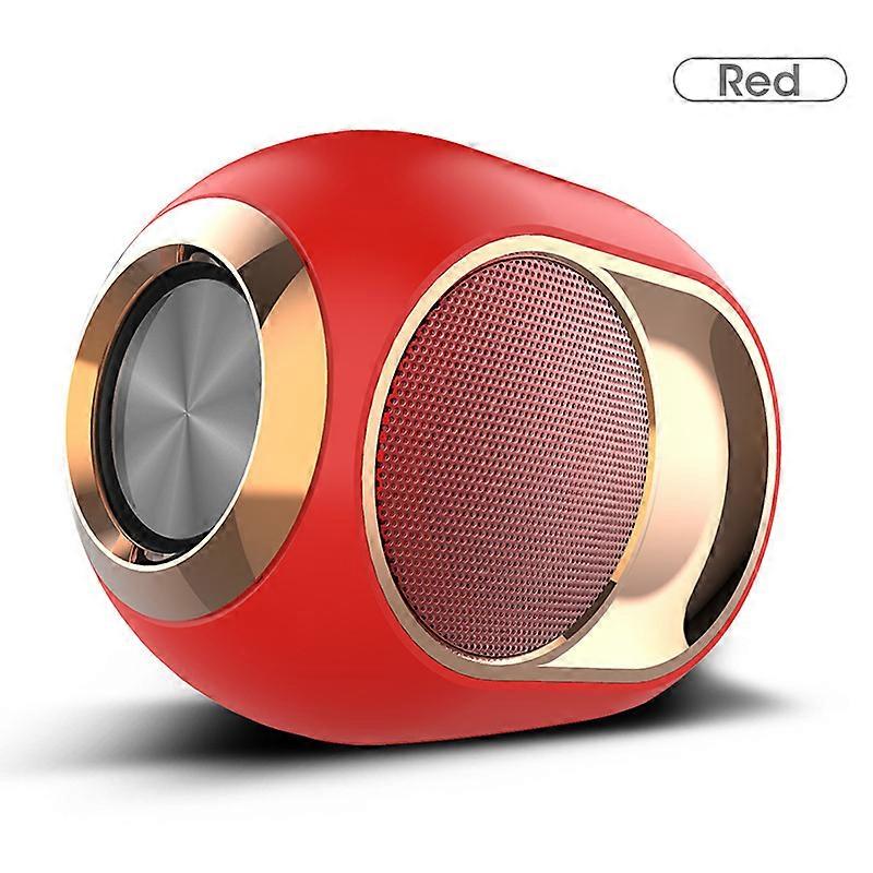 Wireless Portable Bluetooth 5.0 TWS Speaker with Flashing Lights, Speakers for Phone, PC, Stereo Subwoofer, Support TF, AUX, USB, FM, X6