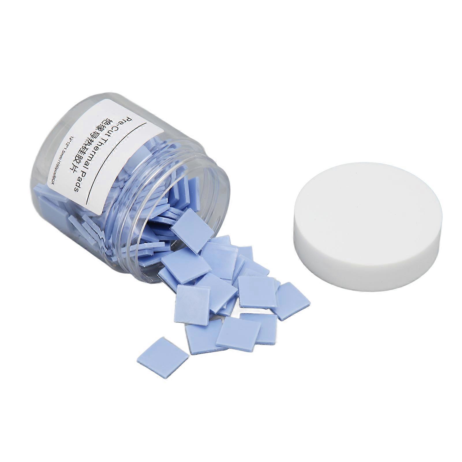 100 יחידות רפידות סיליקון מוליך תרמי עמידות בחום עמידות למים ספיגת זעזועים רפידות תרמיות לאטמים DIY מלאכות