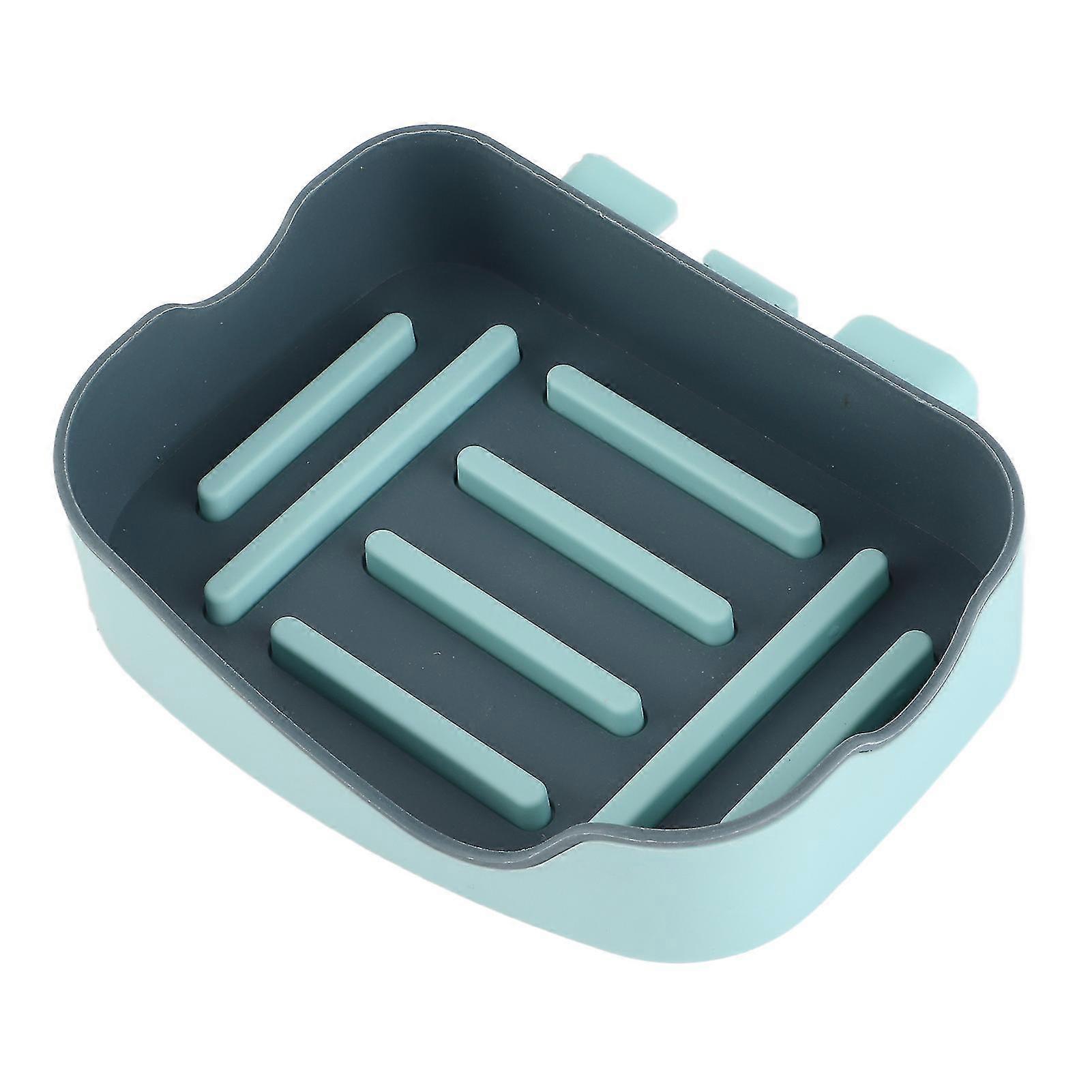 Wall-Mounted Plastic Soap Dish for Drainage C Durable and Space-Saving