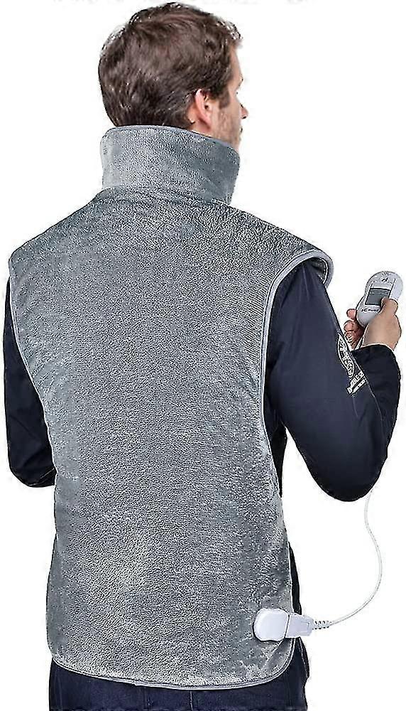 Large Heating Pad For Neck And Shoulders, Electric Heating Pads For Back, 24" X39'heating Bed Pad With 3 Heating Settings, 1.5 Hours Auto-off,machine