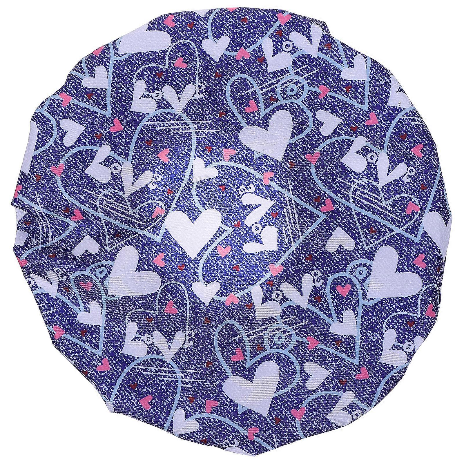 1pc Multi-usage Bain Utilisation Chapeau Pratique Douche Cheveux Chapeau Hommes Impression Chapeau