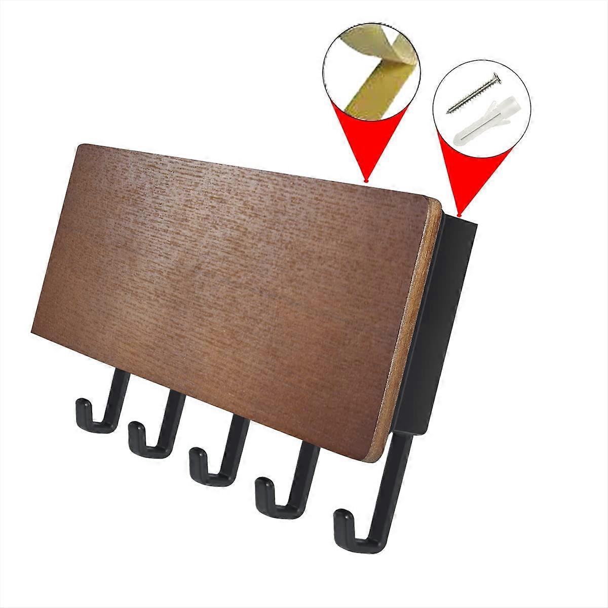 porte clef muralPatre  5 crochets muraux pour cls, lettres et cls, fixation murale, pour la maison, l'entre et le bureau