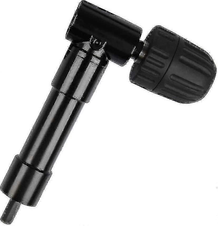 Self-tightening 90 Right Angle Drill Chuck Keyless Drill Angle Chuck Bit Screwdriver Angle Head Adapter