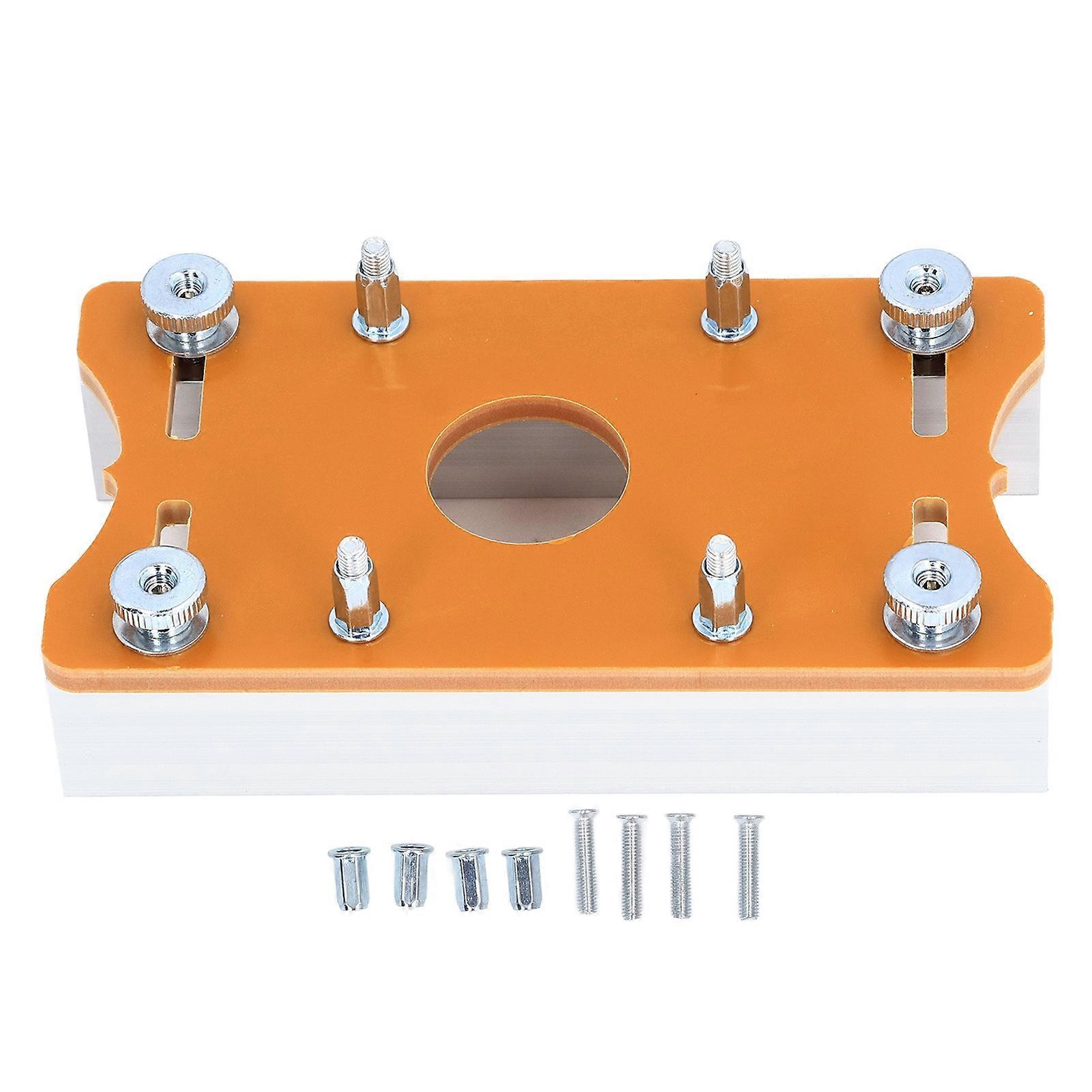 طاولة راوتر الخشب إدراج لوحة سبائك الألومنيوم الشق لوحة تحديد المواقع لأدوات النجارة 65 مم