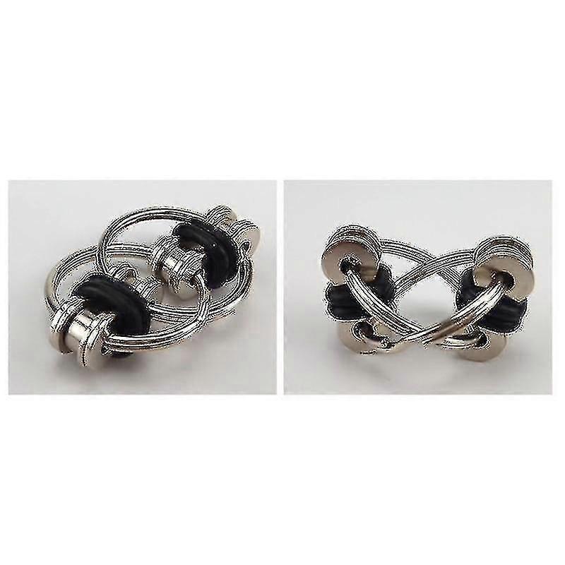 Tri-spinner Reduces Stress-a Key Ring Fingertip Toy For Autistic Fingertips