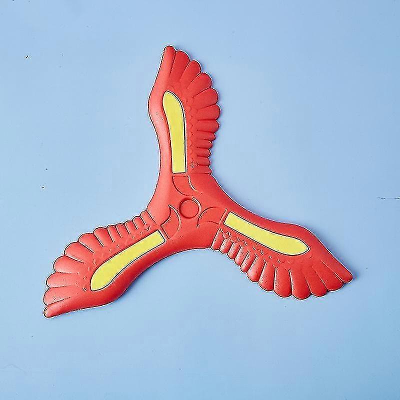 1pc Children Toy Boomerang Plaything Creative Educational Toy For Outdoor (red) Jiujiuso