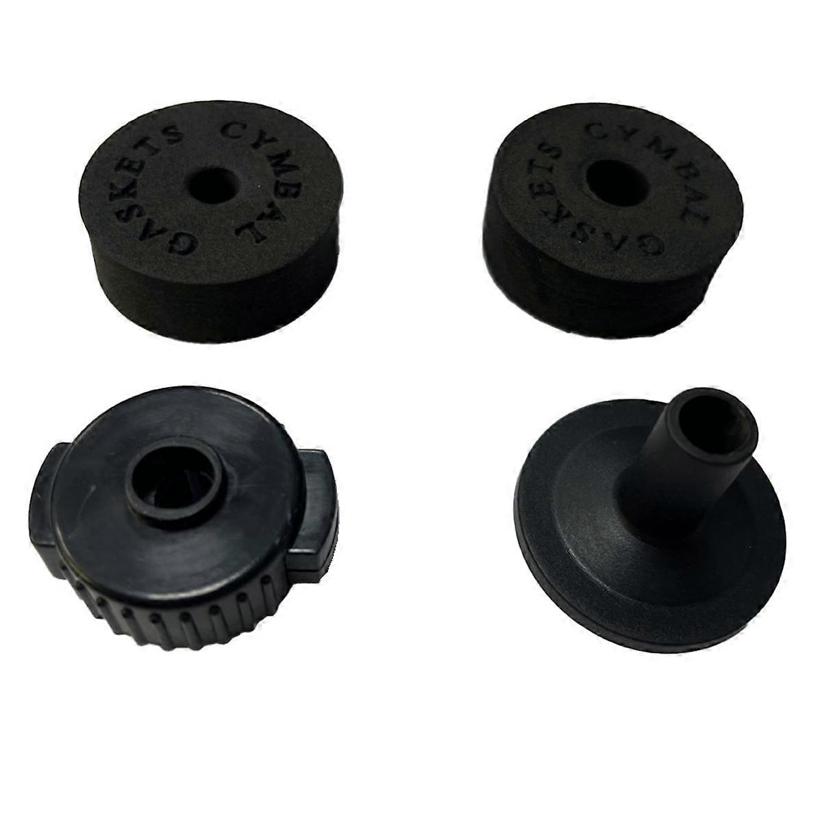 Czarna ochrona talerzy Bawełniana podkładka z filcu gąbczastego Talerz Quick Release Cap Quick Release Drum Set Acce
