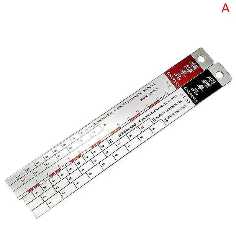 Mixing Tool Standard Car Paint Ruler Suitable for Cars Paint Ruler Paint Tool SEVICH