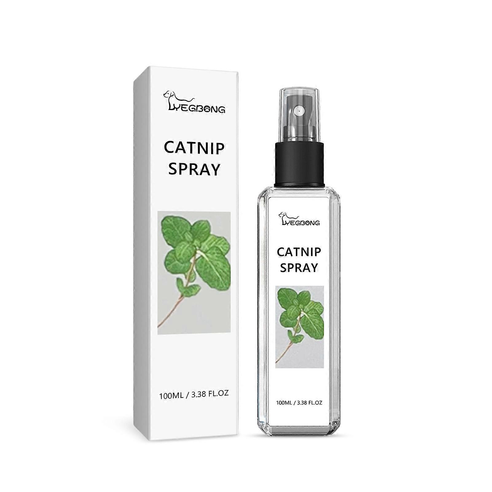 100ml Catnip Spray for Cat Lasting Cat Scratching Spray Mist for Cat Kittens
