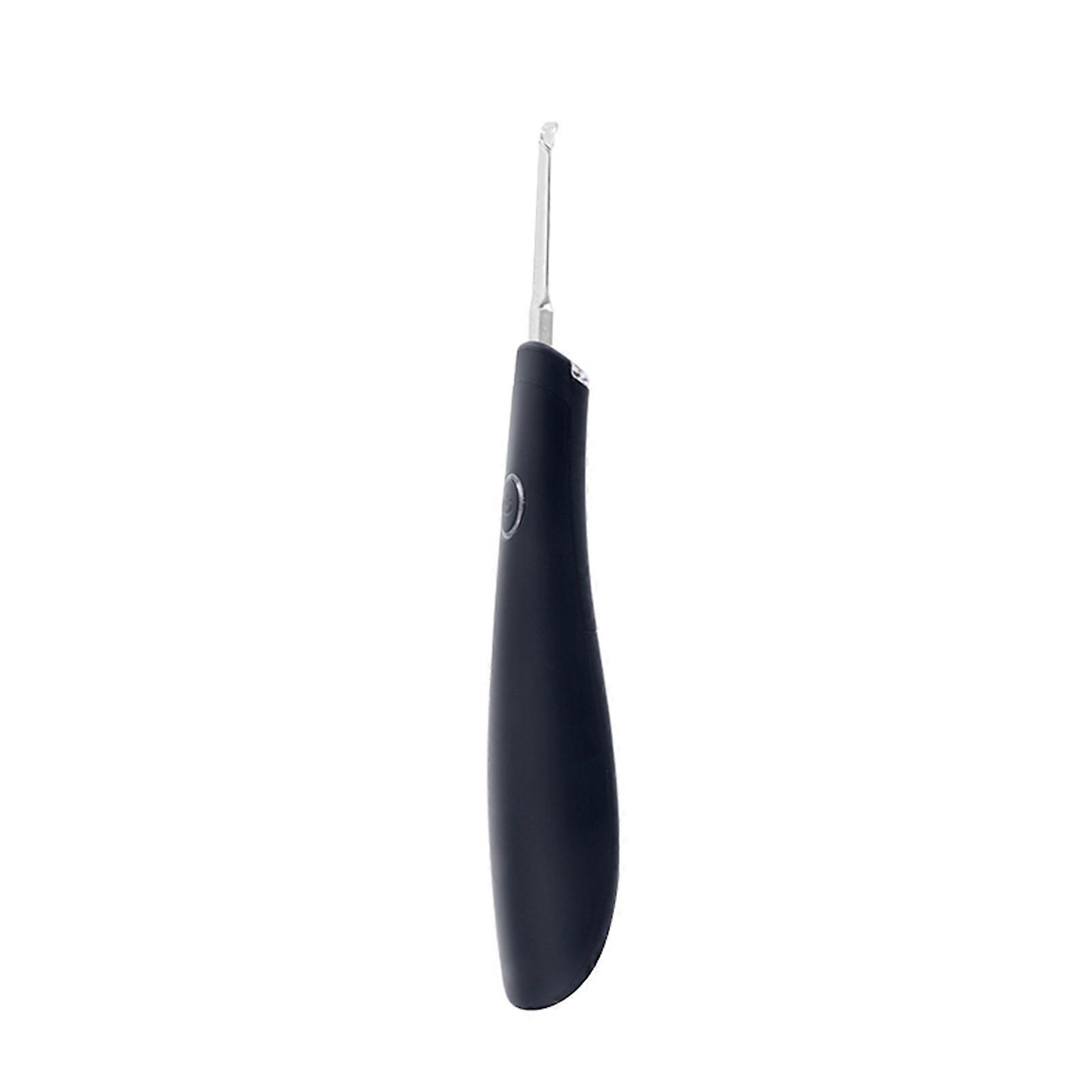 Portable Ear Cleaner with LED Light Illuminating Ear Wax Remover Ear Cleaning Tool Earpicks with 4 Replaceable Tips for Ear Canal Cleaning