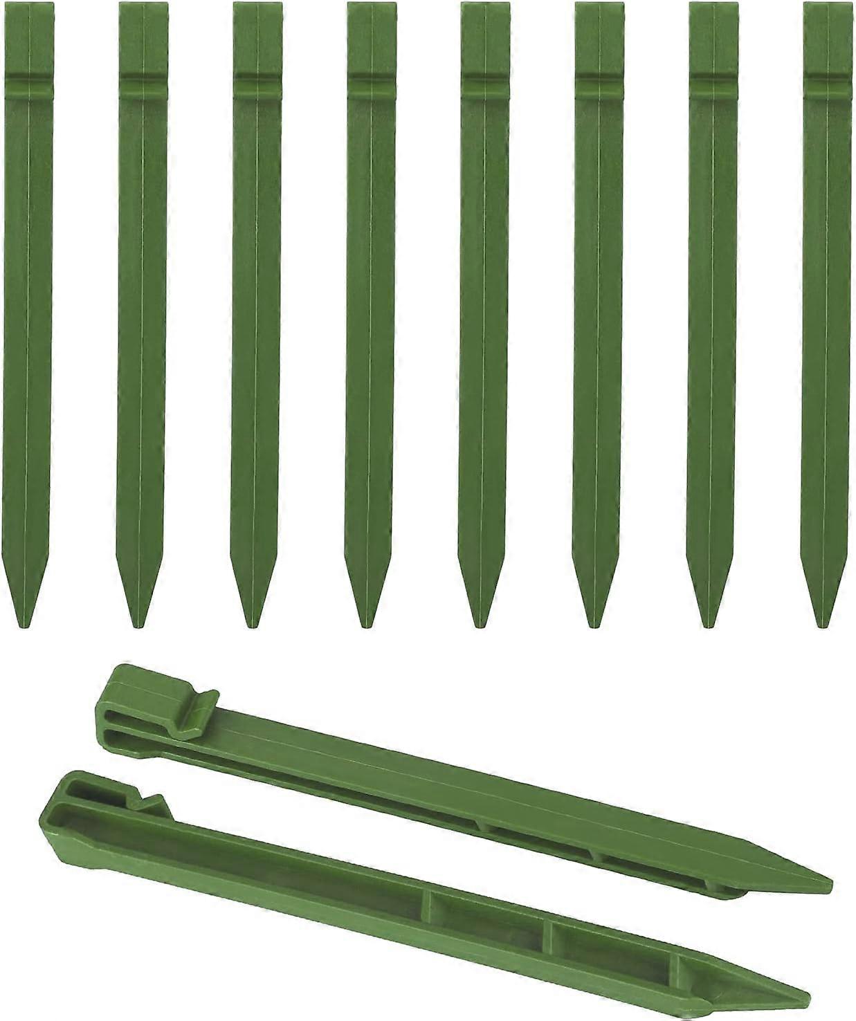 50 Pack 10" Plastic Garden Stakes