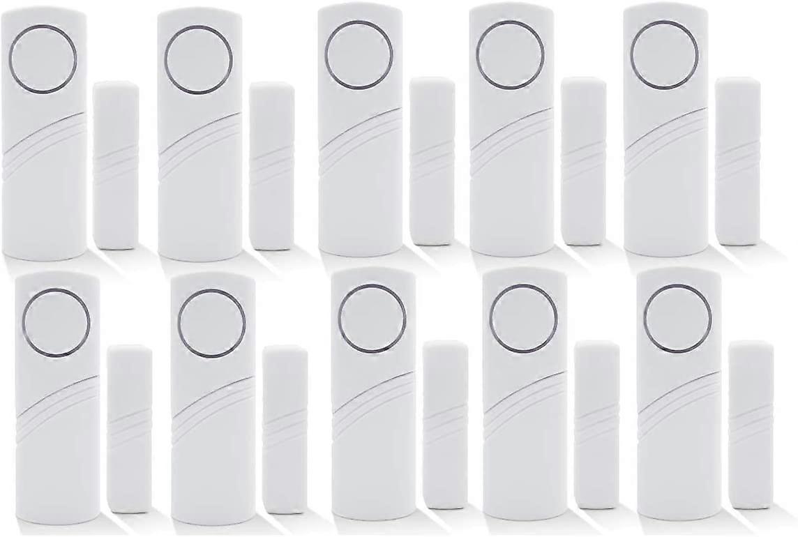 10 Pack Wireless Home Security Alarm System DIY Kit - Magnetic Sensor