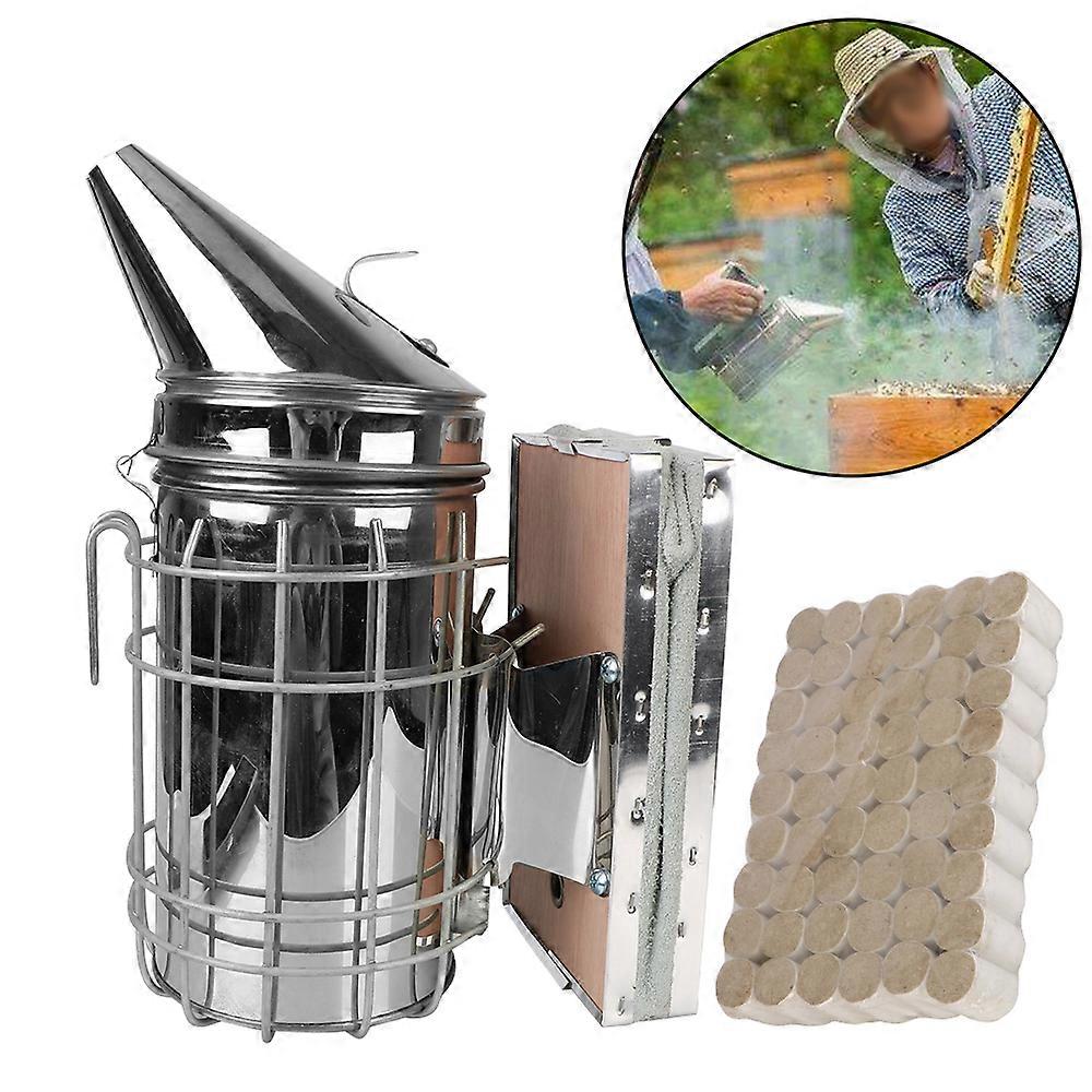 ציוד גידול דבורים מרסס דבורים מעשן דבורים גירוש דבורים נירוסטה עם פצצות עשן דבורים ייעודי