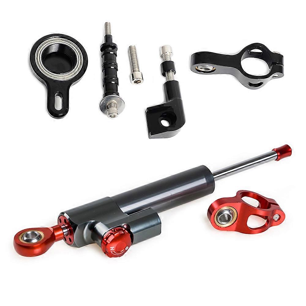 Estabilizador de amortecedor de direção de alumínio da motocicleta com suporte para Yamaha YZF-R1 YZF R1 1998 1999 2000 2001 2002 2003 2004 2005