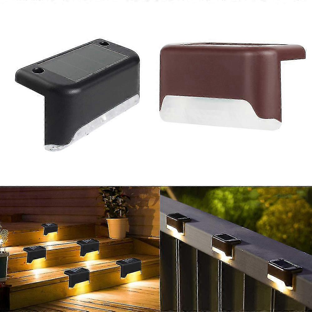 Waterproof Led Solar Deck Step Wall Lights For Garden Landscape Step Deck Lights