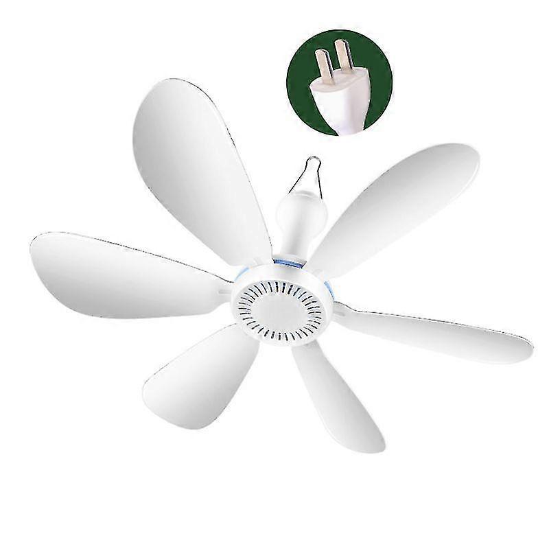 Ac 220v 20w 6 Leaves 16.5inch Silent Household Dormitory Bed Hanging Fan On Off Switch Ceiling Fan Energy Saving Cooling Fan