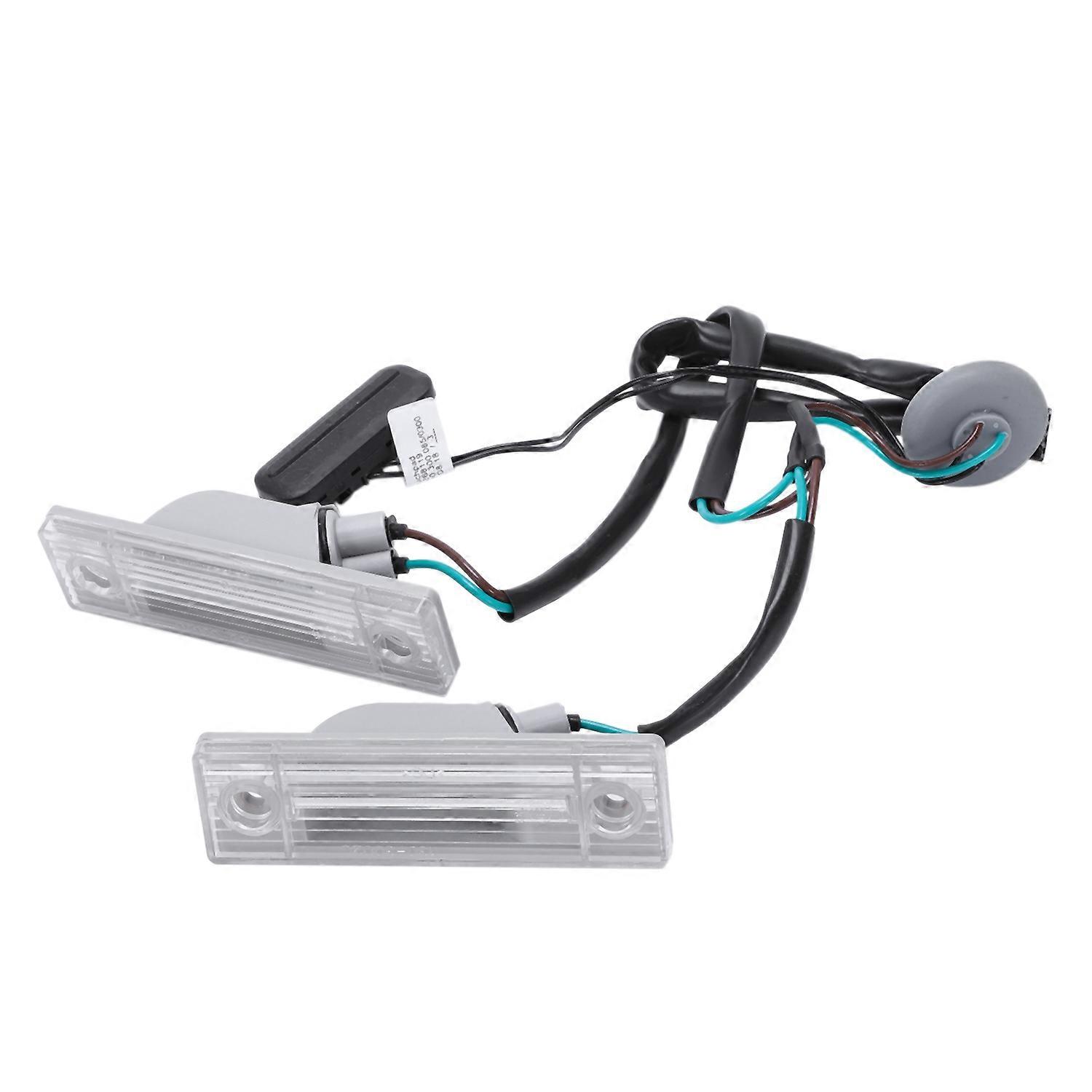 Rear Back License Plate Light With Trunk Switch Button For Cruze Number Plate