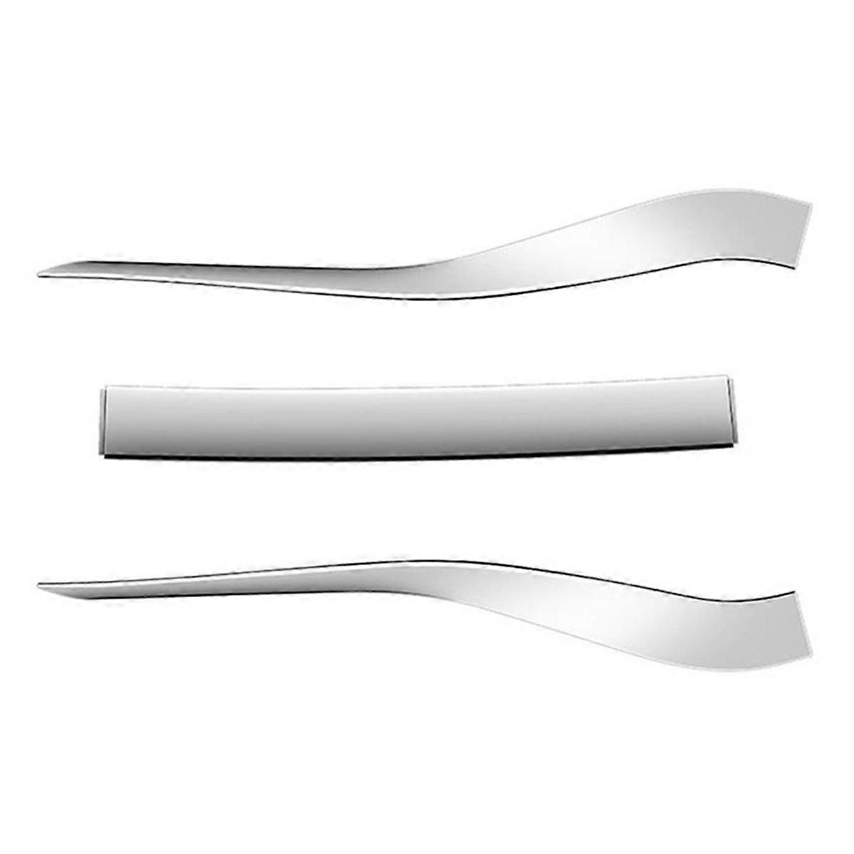 For Alphard Vellfire 40 Series 2023 2024 Car Rear License Plate Strip Cover Decorative Trim Accesso