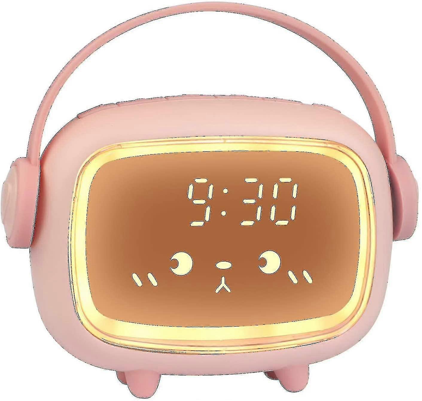 Cute Alarm Clock For Children, Sunrise Simulation, Led Alarm Clock